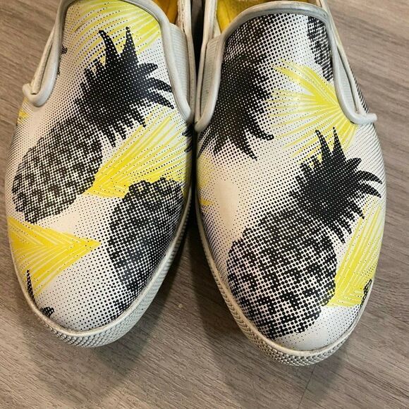 Cougar Womens Samba Rain White Pineapple Waterproof Slip On Comfort Shoes Size 9 - Picture 2 of 7